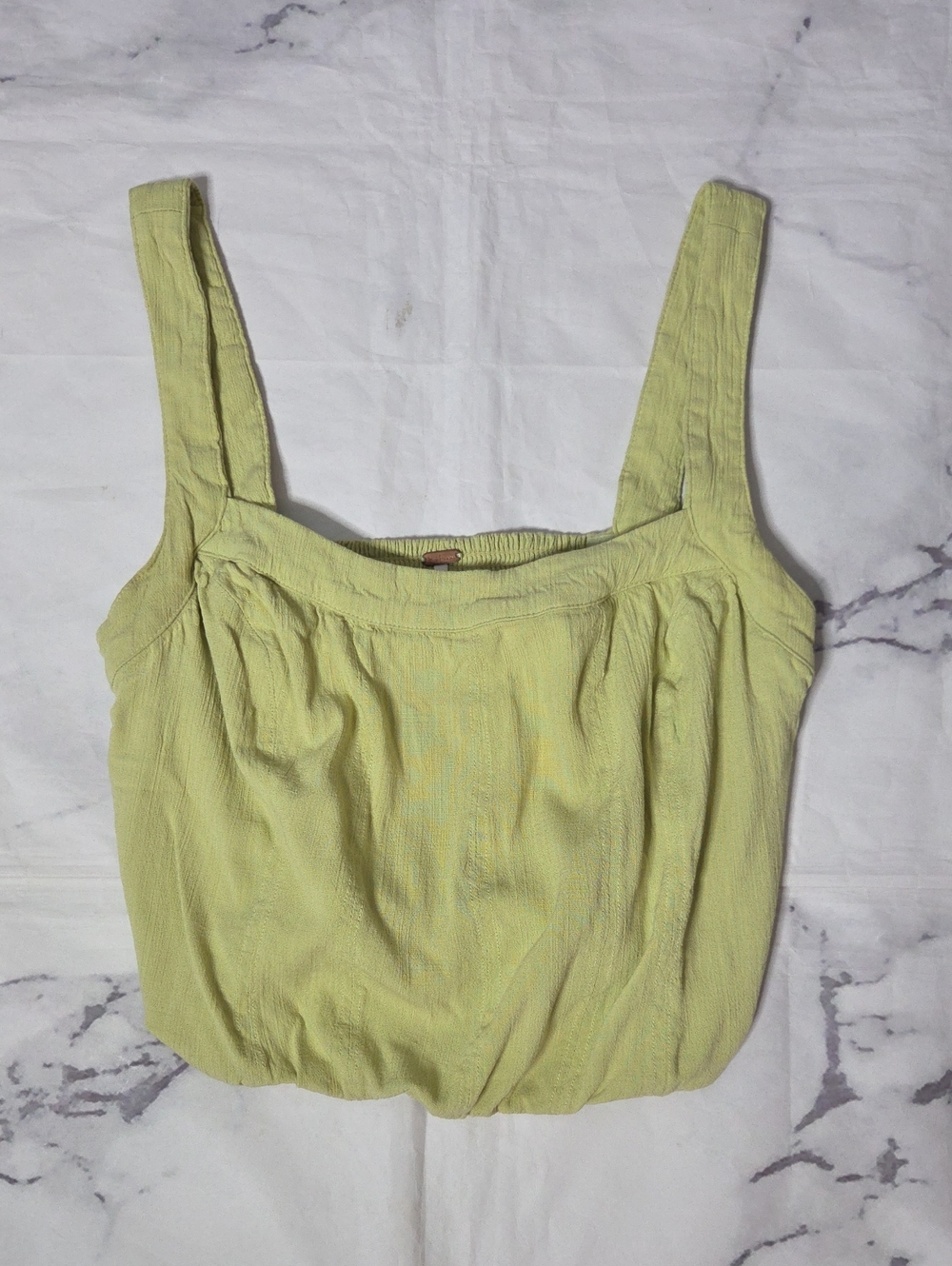 Free People Green Tank Top